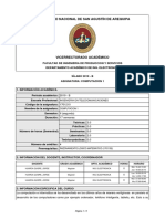 Silabo Computación 1 - Ingeniería de Telecomunicaciones - UNSA