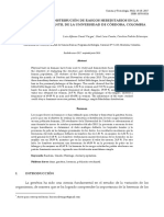 Estructura y Distribución de Rasgos Hereditarios en La Población Estudiantil de La Universidad de Córdoba, Colombia