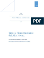 Funcionamiento y Tipos Del Alto Horno.