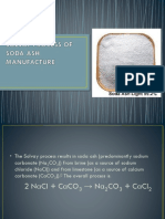 Solvay Process of Soda Ash Manufacture