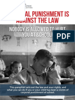 Corporal Punishment Is Against The Law: Nobody Is Allowed To Hurt You at School! (2016)