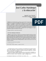 Mariategui y La Educacion PDF