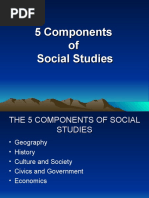 5 Branches of Social Studies