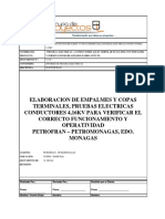 Informe de Pruebas Conductores 4,16kv - Copas y Empalmes