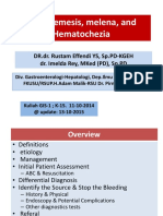 Hematemesis, Melena, Hematoschezia