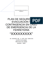 Plan de Contingencias de Ferrteterias