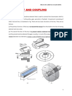 Shaft, Key and Coupling