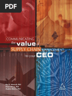 Communicating The Value of Supply Chain Management To Your CEO PDF