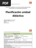  Planificación Unidad Didáctica