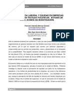 Calidad de Vida Laboral y Equidad en Empresas