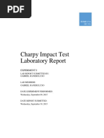 Charpy Test Report