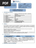 Syllabus Gestion de Servicios de TI