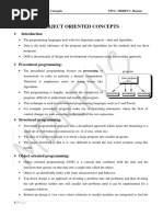 Chapter 6 Object Oriented Concepts PDF