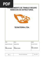 Procedimiento Remocion Estructuras