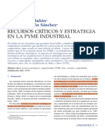 Recursos Críticos y Estrategia