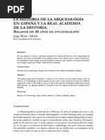 Historia de La Arqueología en España