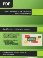 Guest Relations in The Tourism & Hospitality Industry: Bsgpunsalan8