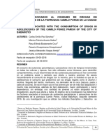 Factores Asociados Al Consumo de Drogas en Adolescentes de La Parroquia Camilo Ponce de La Ciudad de Babahoyo