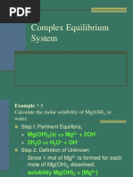 5 Complex Equilibrium