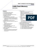 Micron Serial NOR Flash Memory: 3V, Multiple I/O, 4KB Sector Erase N25Q064A Features