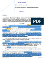 Appellee Vs Vs Appellant: Second Division