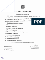 Cu Btech Syllabus PDF