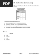 Practice Test Math Grade 4