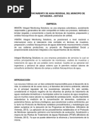 Planta de Tratamiento de Agua Residual Del Municipio de Sotaquira