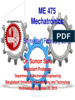 ME 475 Mechatronics: Semester: February 2015