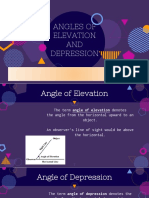 Angle of Elevation and Angle of Depression