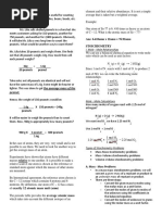 Stoichiometry Handout 6.1