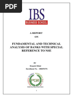 Fundamental and Technical Analysis of Banks With Special Reference To Nse