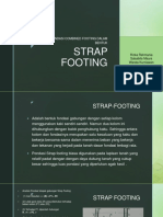 Pondasi Gabungan Strap Footing