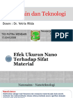 Nanopartikel Nanosains Nanoteknologi