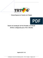 Roteiro de Instalação Do PJe Portable Com Shodo PDF