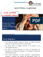 Karl Popper, La Sociedad Abierta y Falsasionismo