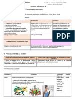 SESIÓN de APRENDIZAJE N3Nos Conocemos y Nos Aceptamos Como Somos