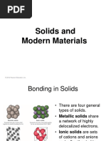 Solids and Modern Materials: © 2012 Pearson Education, Inc