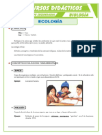 Que Estudia La Ecología para Primero de Secundaria