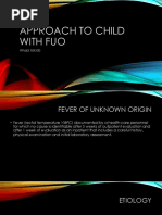 Approach To Child With Fuo