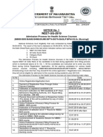 NEET-UG-2019: Admission Process For Health Science Courses