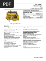 Cat® Engine Specifications: C18 Acert Industrial Engine