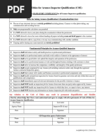 Code of Ethics For Aramco Inspector Qualification (COE)