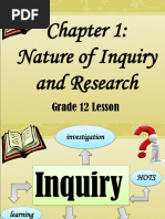 Nature of Inquiry and Research: Grade 12 Lesson