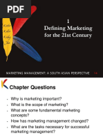 1 Defining Marketing For The 21st Century