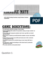 Unit 1 Cornhole Math