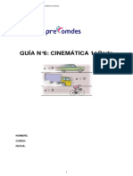 Guia N°6 Cinematica 1° Parte