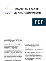 The Three-Variable Model: Notation and Assumptions