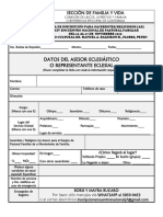 Ficha Inscripción Xxiv Encuentro Nacional PF 2019 - Eclesial