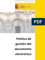 Politica de Gestion Del Documento Electrónico